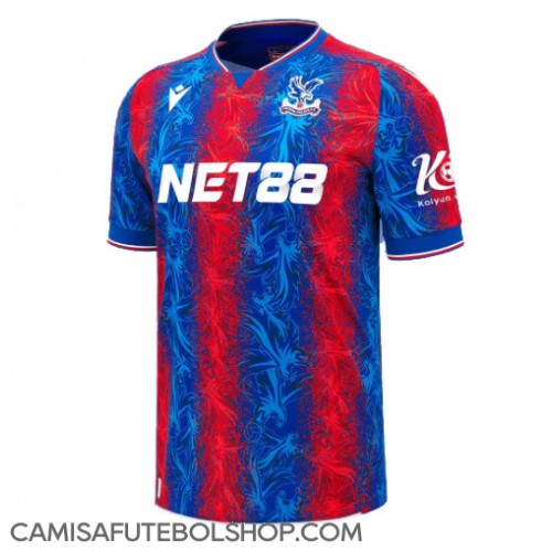 Camisa de time de futebol Crystal Palace Replicas 1º Equipamento 2024-25 Manga Curta